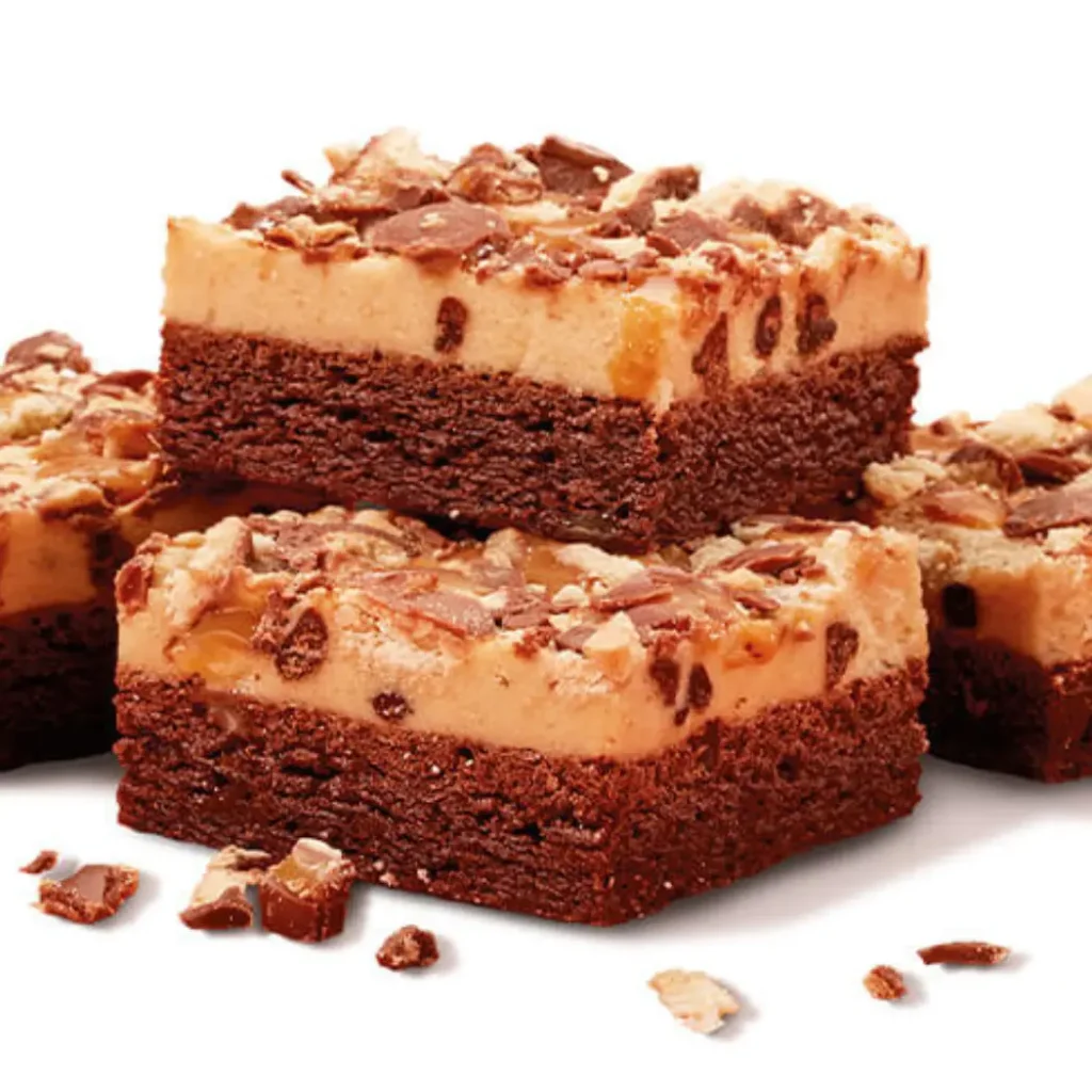 Cookie Dough Brownie made with TWIX® Cookie Bar Pieces